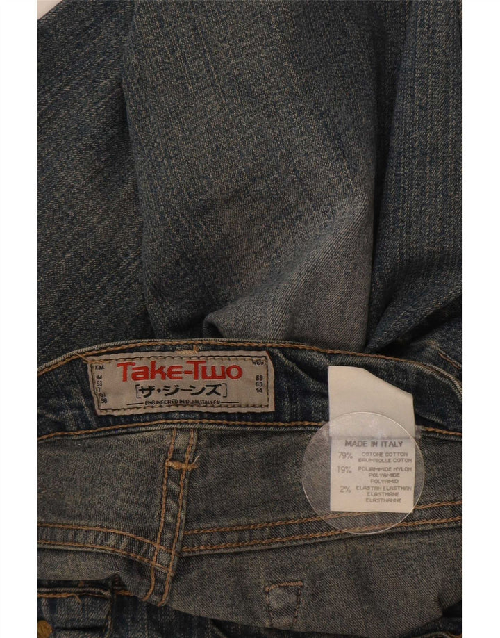 Take Two Jeans droits pour femmes Taille 27 W27 L30 Coton bleu