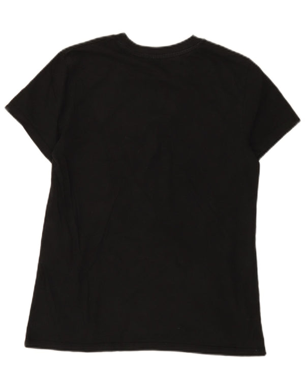 Levi's T-Shirt Femme UK 10 Petit Noir Coton