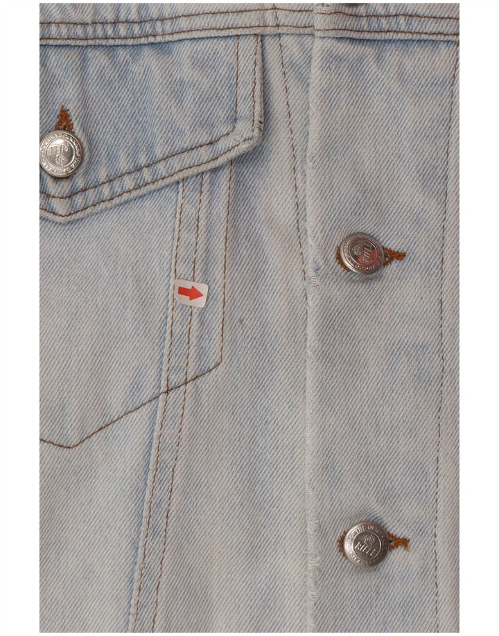 Rifle Veste en jean surdimensionnée pour femme UK 18 XL Bleu