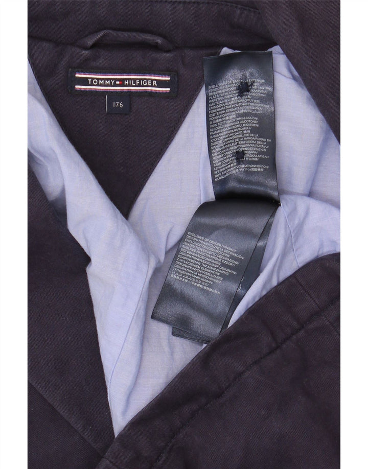 Tommy Hilfiger Veste Blazer 2 Boutons Garçon 15-16 ans Bleu Marine Coton