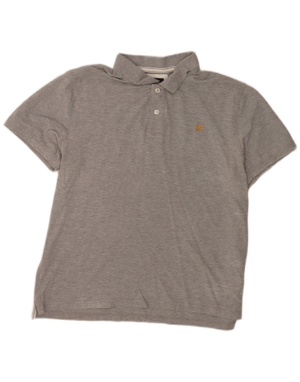 Crew Clothing Polo Homme 2XL Gris Coton
