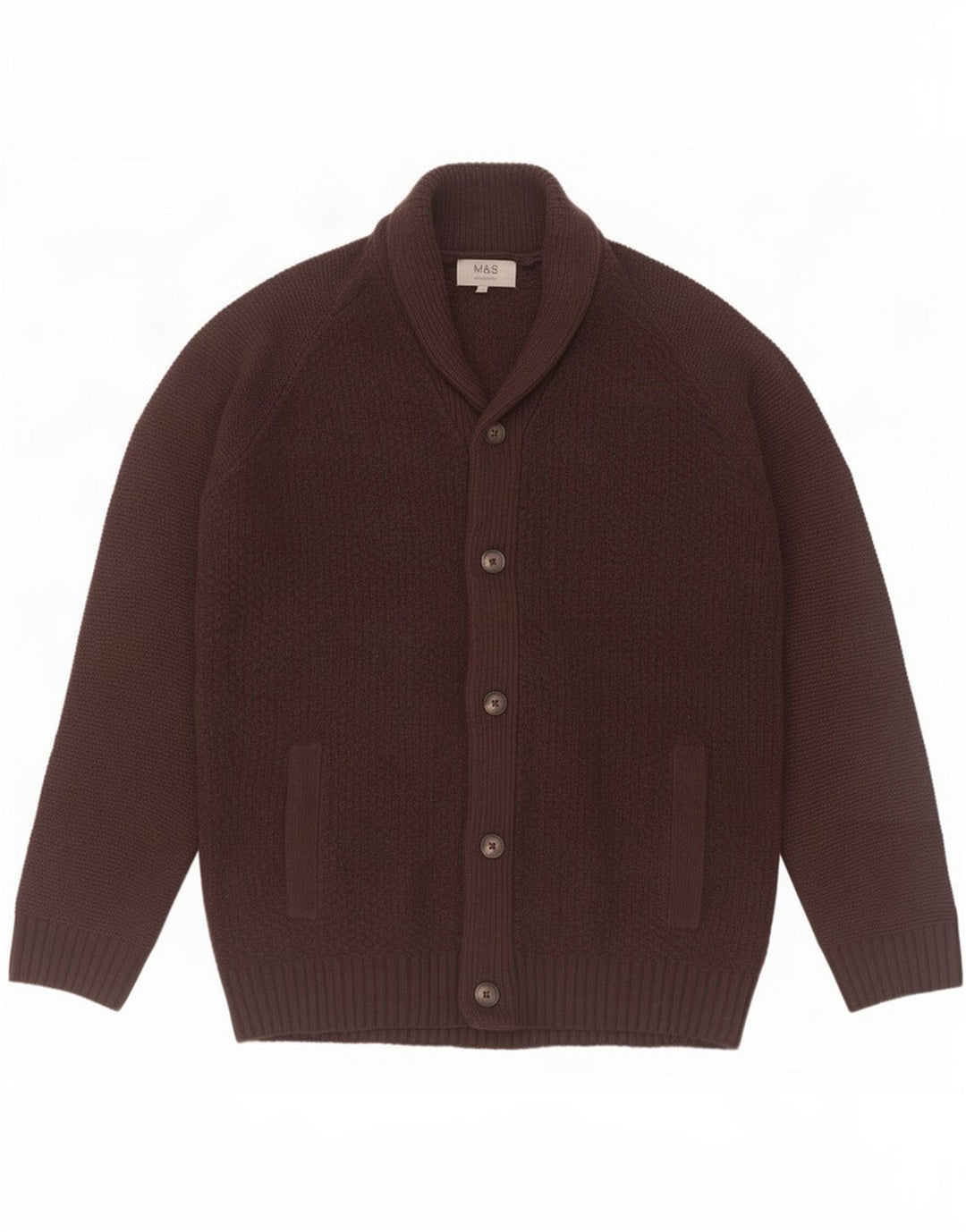 Marks & Spencer Cardigan pour homme en acrylique marron Taille L