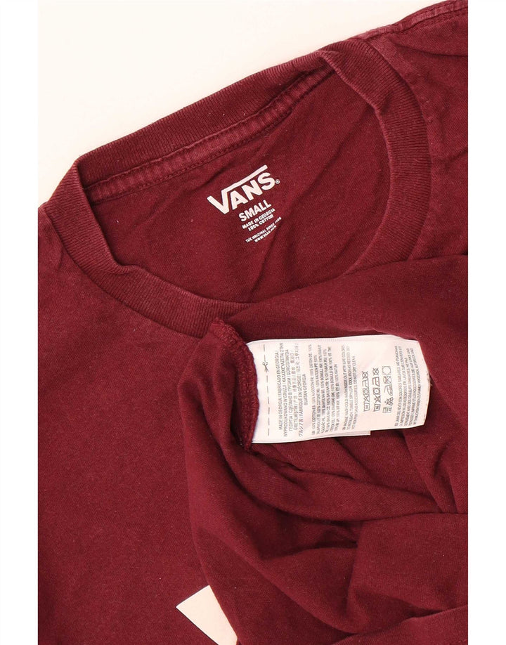 Vans T-shirt graphique pour homme en coton marron petit