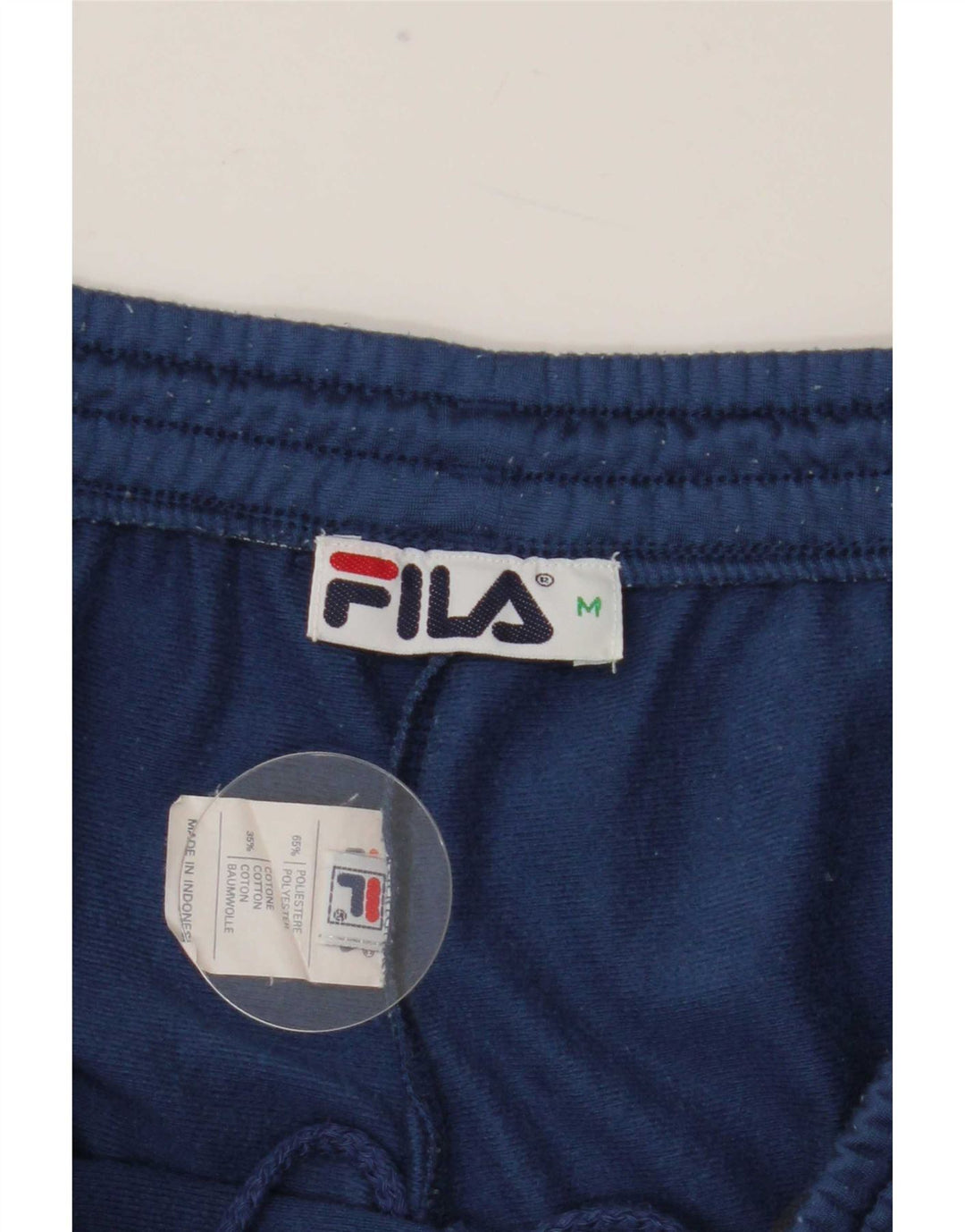 Fila Pantalon De Survêtement Homme Bleu Moyen Colorblock Polyester