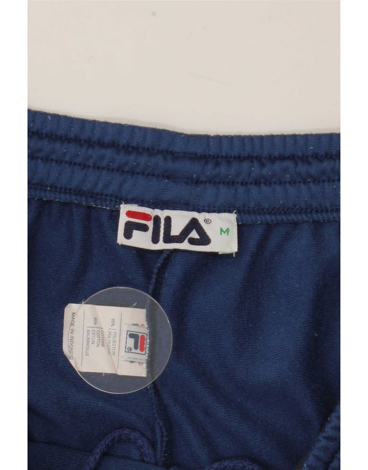 Fila Pantalon De Survêtement Homme Bleu Moyen Colorblock Polyester