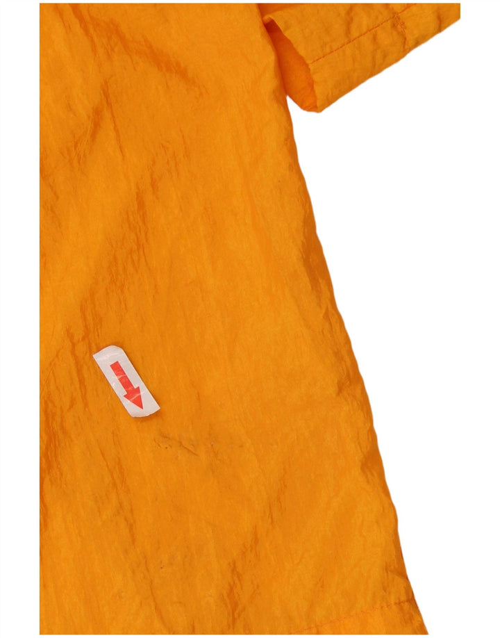 KRIZIA Femme Imperméable À Capuche Oversize IT 40 Petit Orange Polyamide
