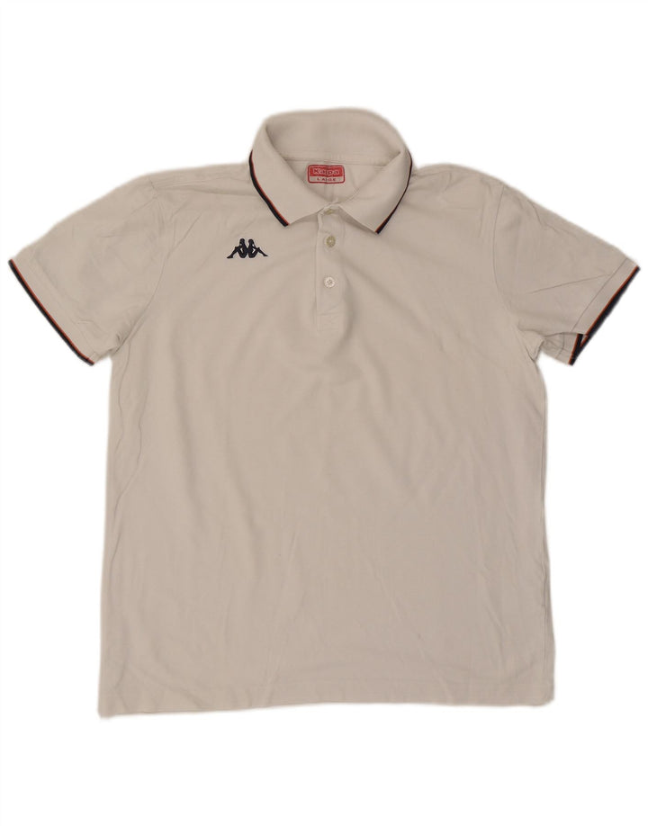 Kappa Polo Homme Grand Blanc