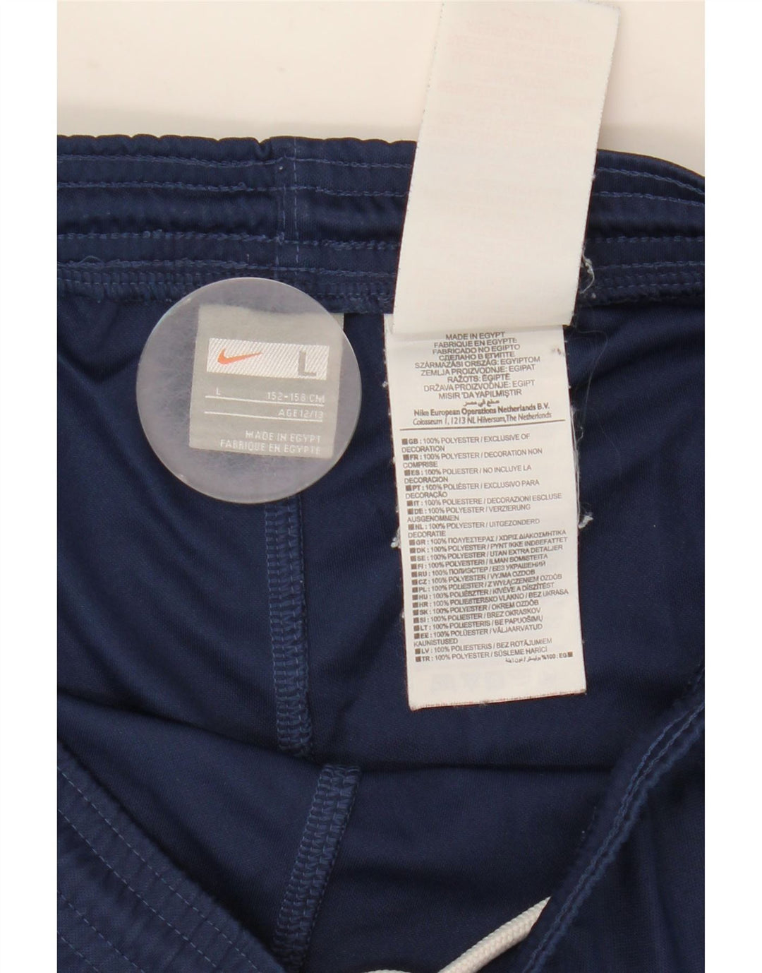 Short de sport Nike garçon 12-13 ans grand bleu marine polyester