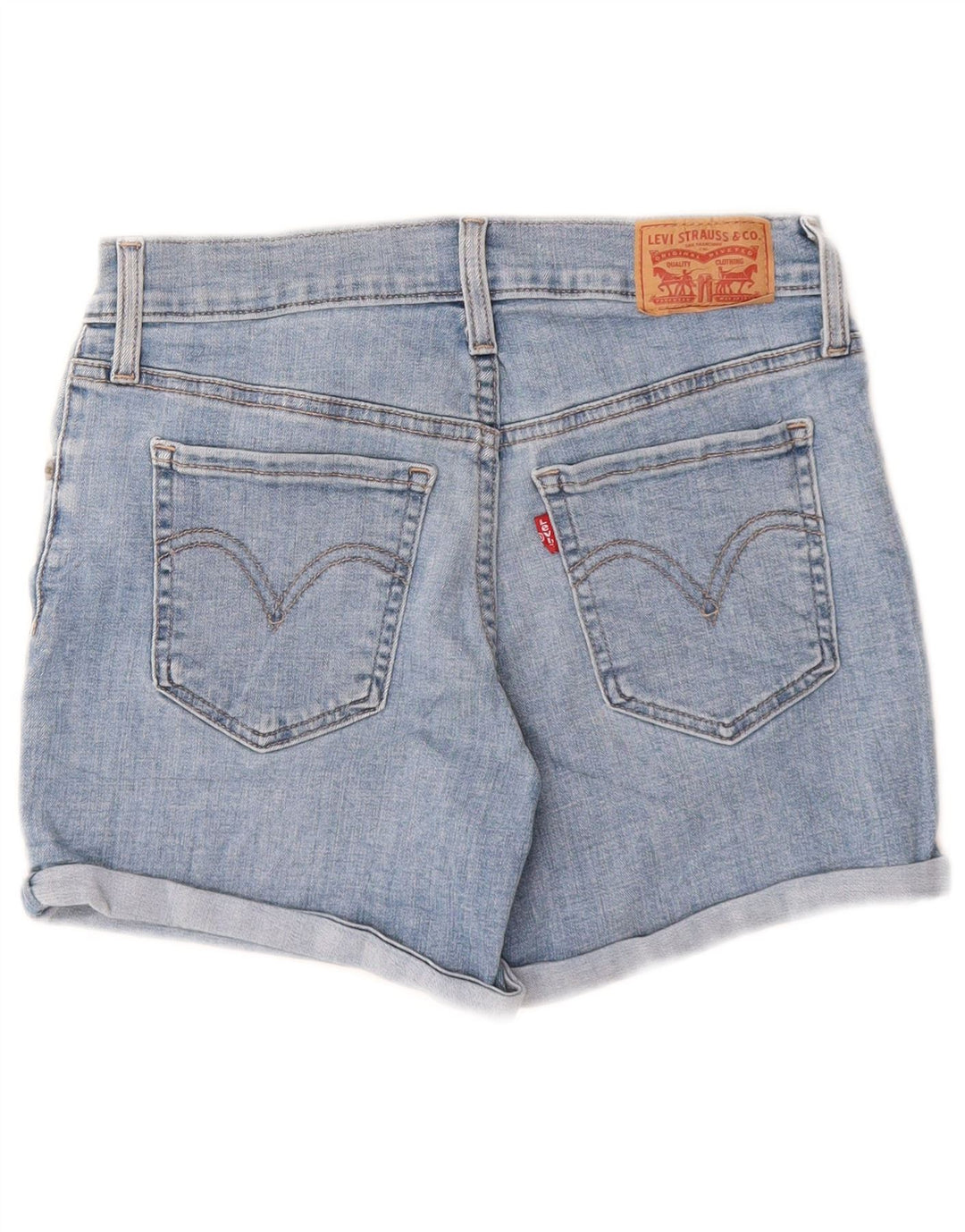 LEVI'S Short en jean taille mi-haute W26 pour femme, petit bleu