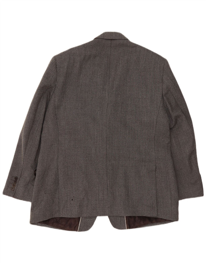 Marks & Spencer Veste blazer autographe à 2 boutons pour homme UK 46 XL en laine grise