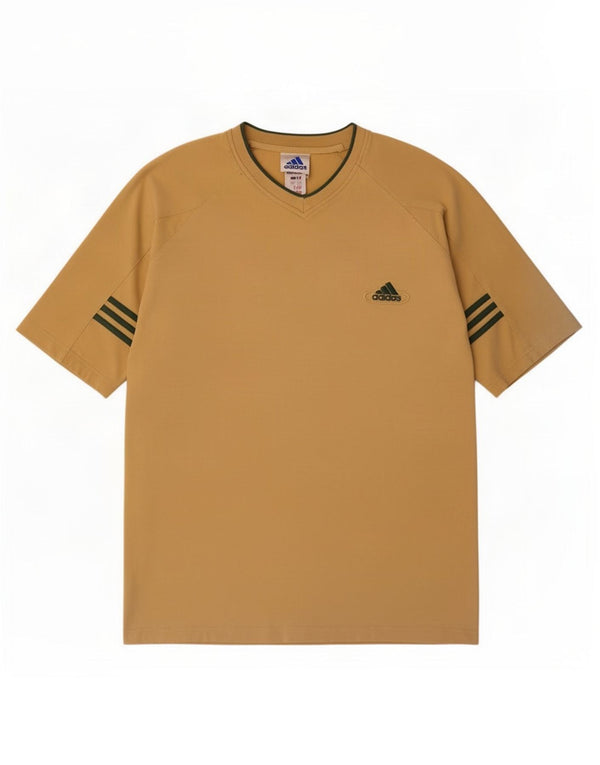 Adidas T-Shirt Homme Top UK 48/50 XL Coton Beige
