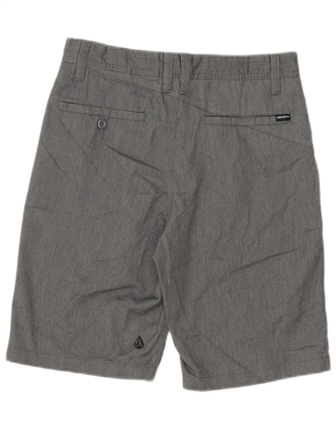 Volcom Short Chino Garçon 15-16 ans W28 Gris Polyester