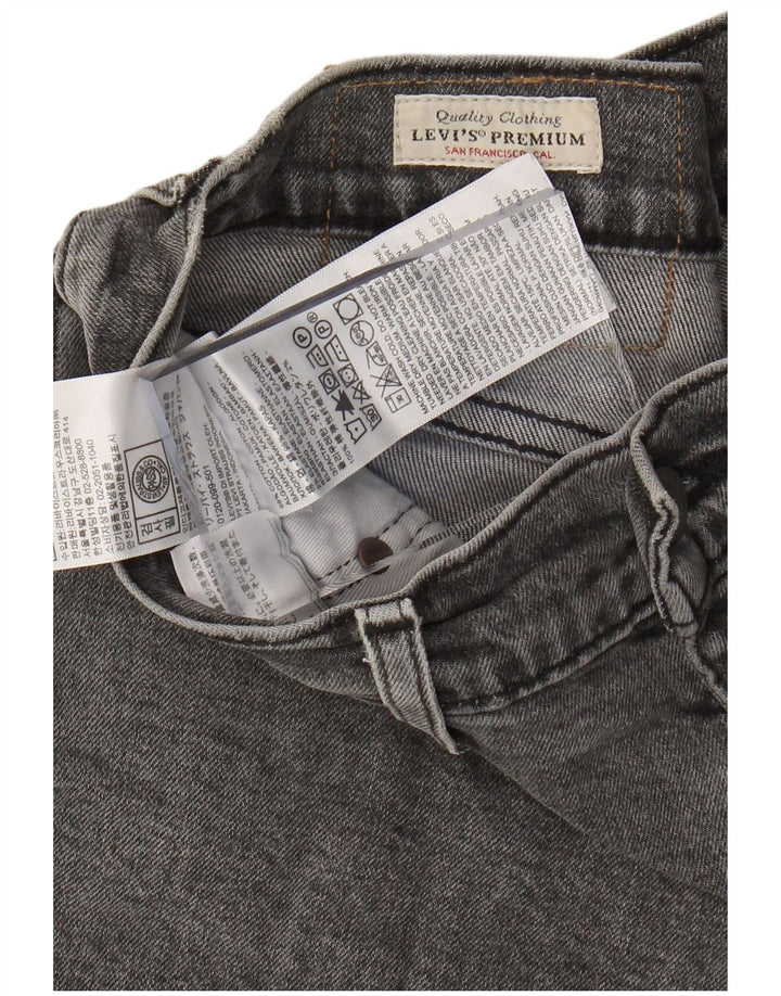 LEVI'S Short en Jean 511 W29 Homme Gris Moyen Coton