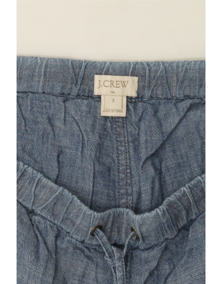 J. CREW Womens Chino Shorts Small W30 Blue Cotton Vintage J. Crew and Second-Hand J. Crew from Messina Hembry 