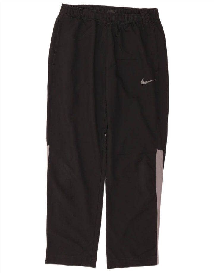 NIKE Pantalon de survêtement Dri Fit pour hommes Large Noir Colorblock Polyester