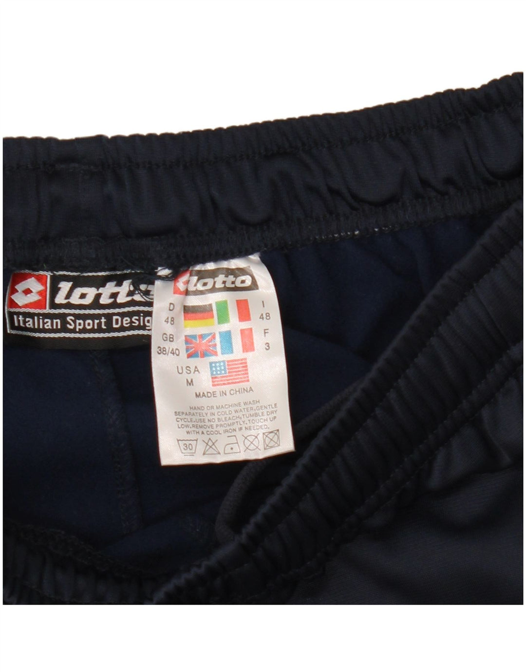 Lotto Pantalon de survêtement pour homme UK 38/40 Bleu marine moyen Polyester