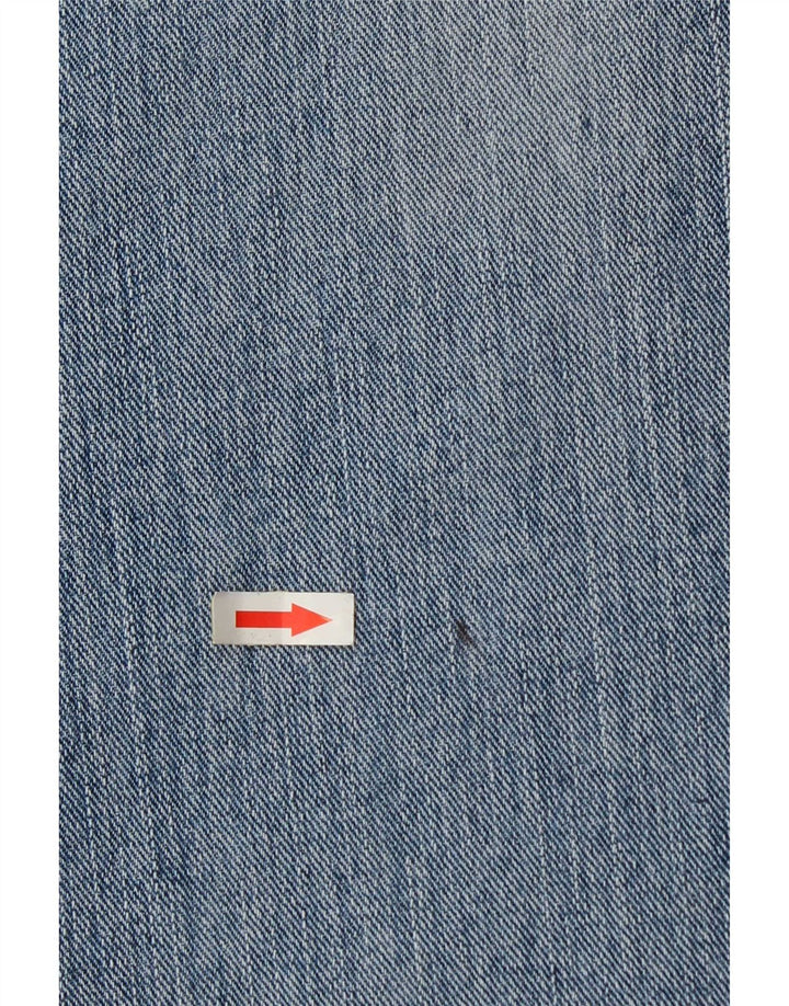 vintage Femme Jeans Évasés IT 40 Petit W27 L31 Bleu