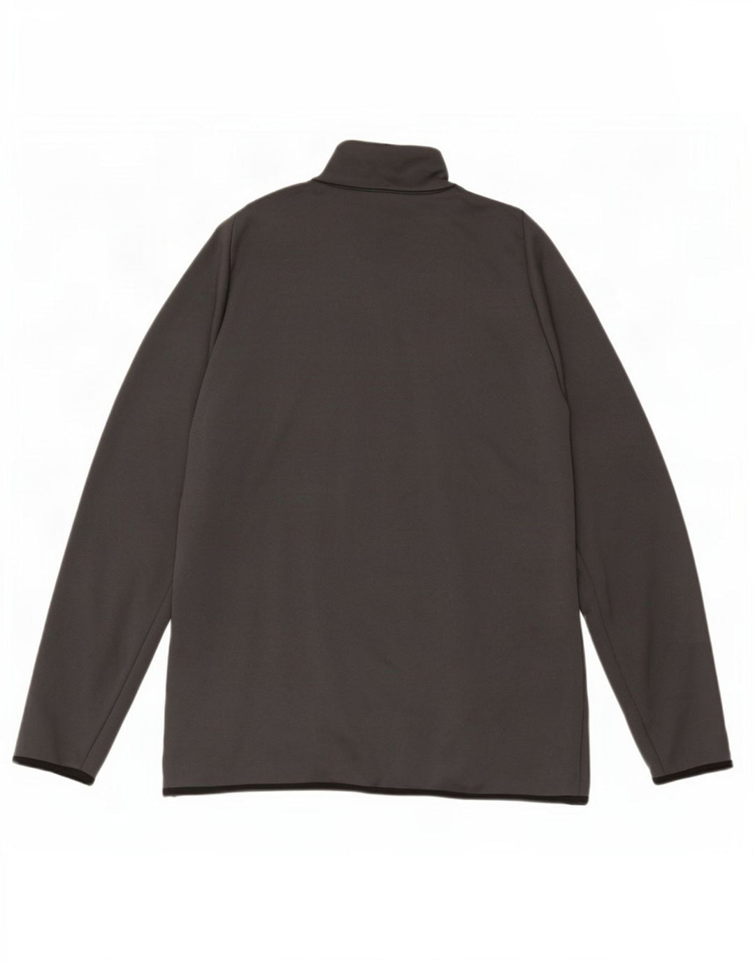 Nike Hommes Dri Fit Zip Neck Pull Survêtement Haut Large Gris Polyester