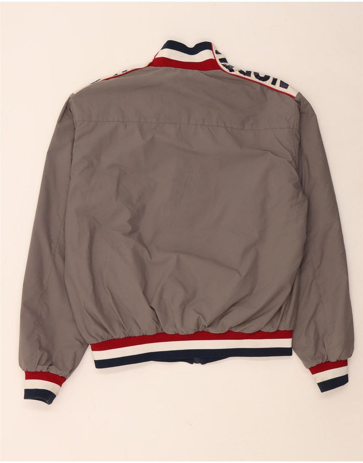 NORTH SAILS Veste Bomber Graphique Homme UK 42 XL Gris Colorblock Polyamide