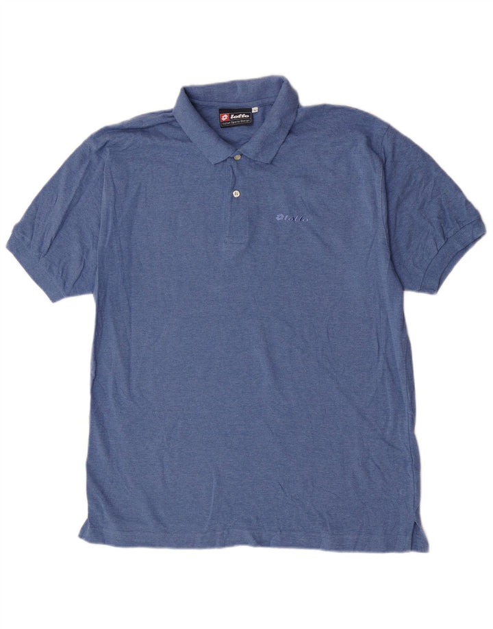 Lotto Polo Homme Grand Bleu Coton
