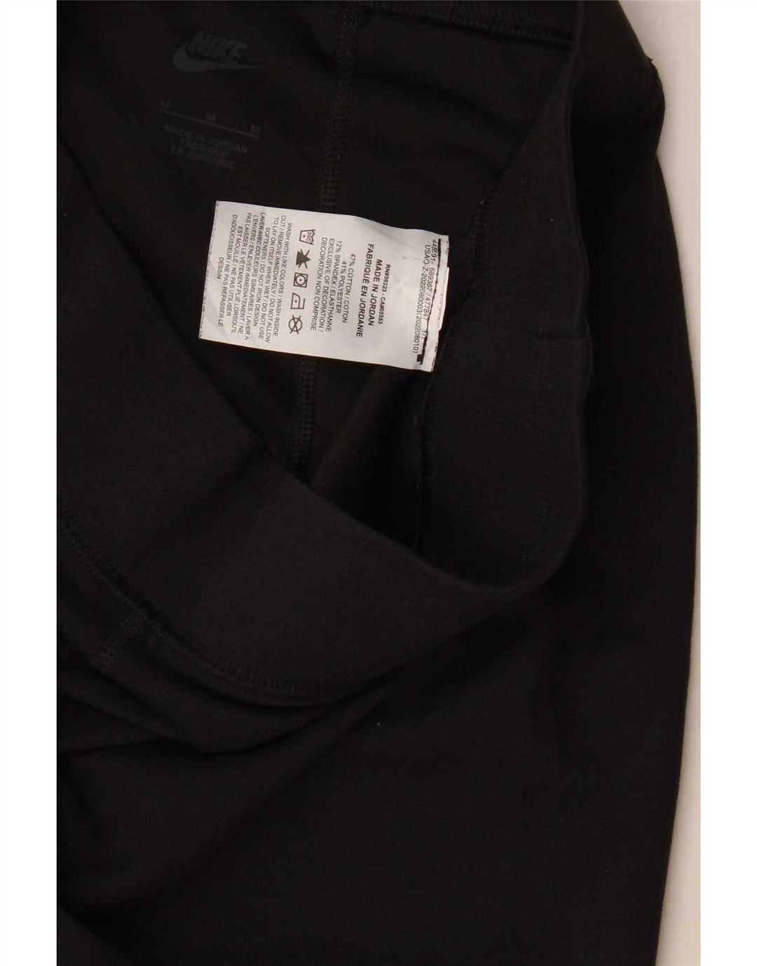Nike Leggings graphiques pour femmes UK 12 coton noir moyen