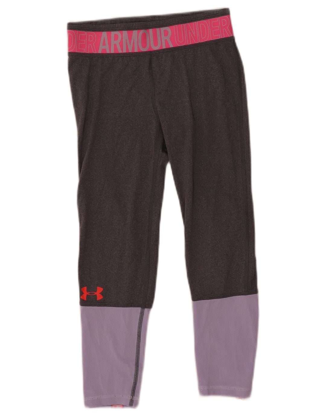 Under Armour Legging Graphique Fille 9-10 ans Gris Moyen Colourblock