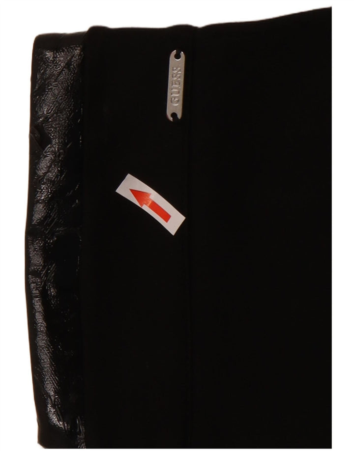 Guess Jupe Droite Femme Medium W28 Noir Viscose