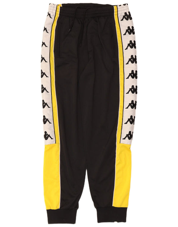 Kappa Pantalon de survêtement pour homme Pantalon de jogging Large Noir Colorblock Polyester