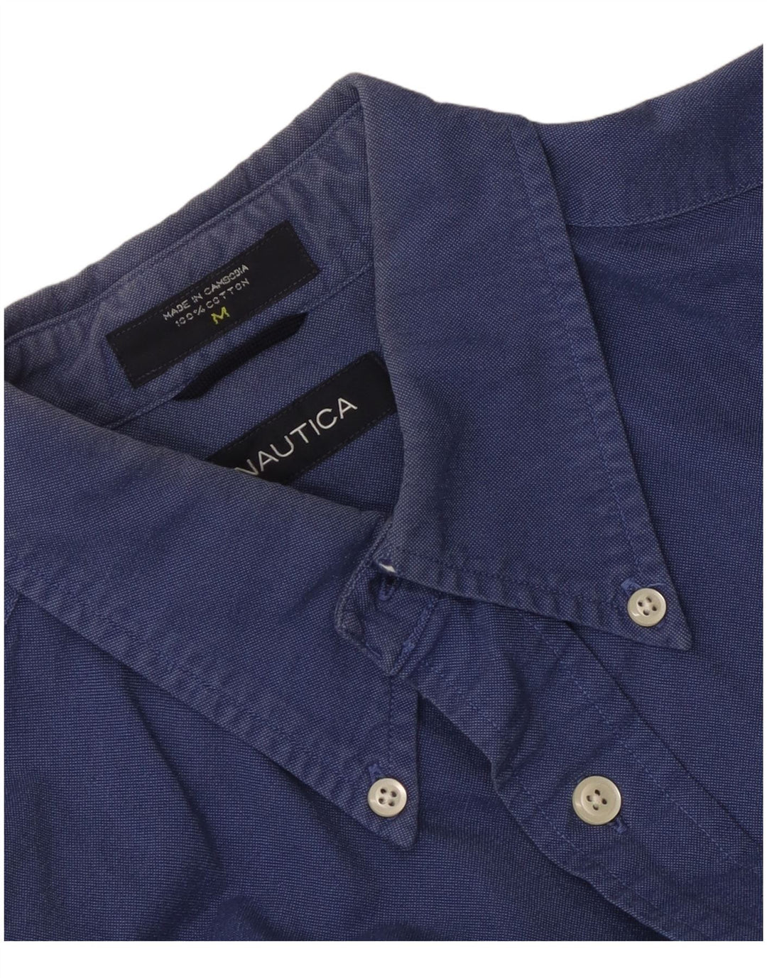 Chemise Homme Nautica Coton Bleu Moyen