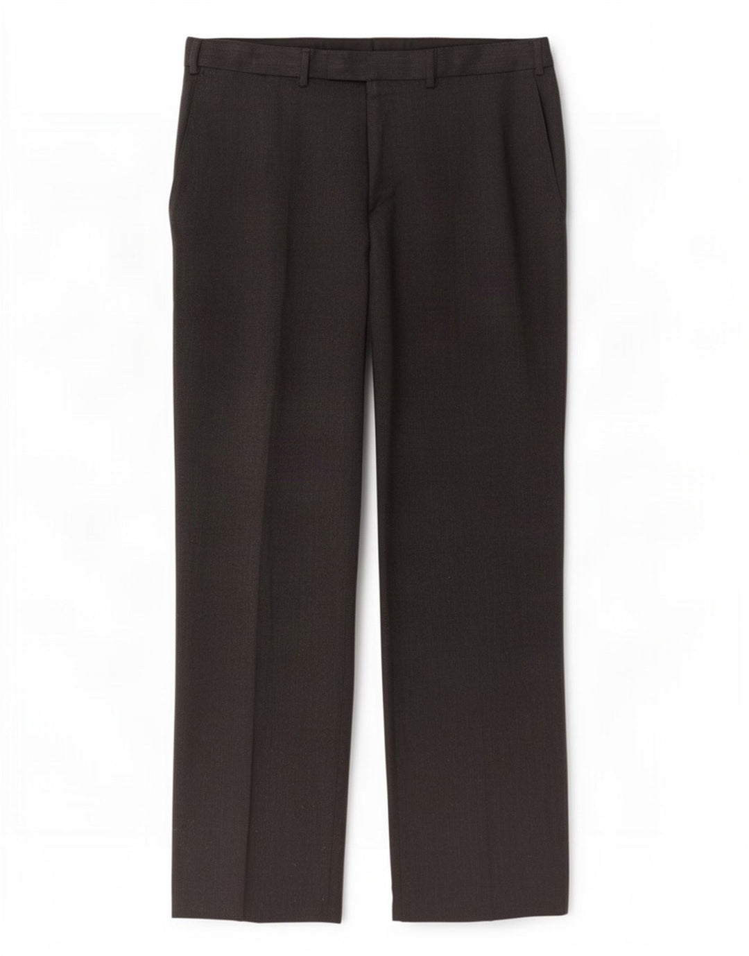 Marks & Spencer Pantalon de Costume Droit Homme W36 L31 Gris Polyester