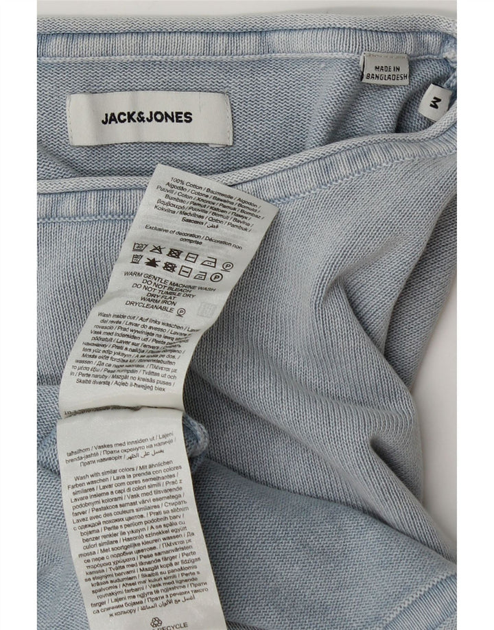 Jack & Jones Pull Col Bateau Homme Bleu Moyen Coton