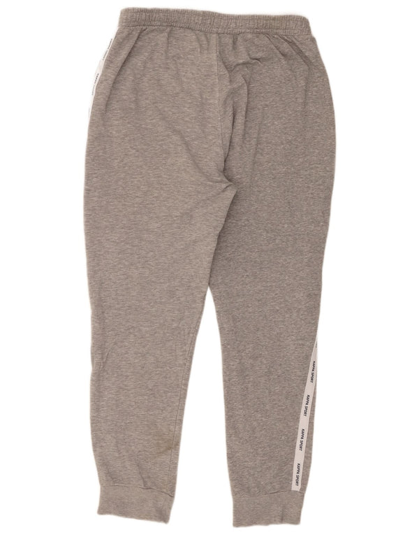 Kappa Pantalon de survêtement graphique pour homme XL Gris Colorblock
