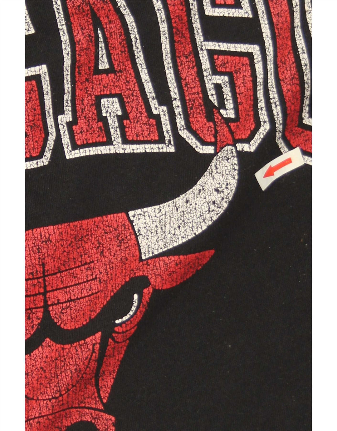 NBA Chicago Bulls Graphic Sweat-shirt surdimensionné pour homme Noir Taille S