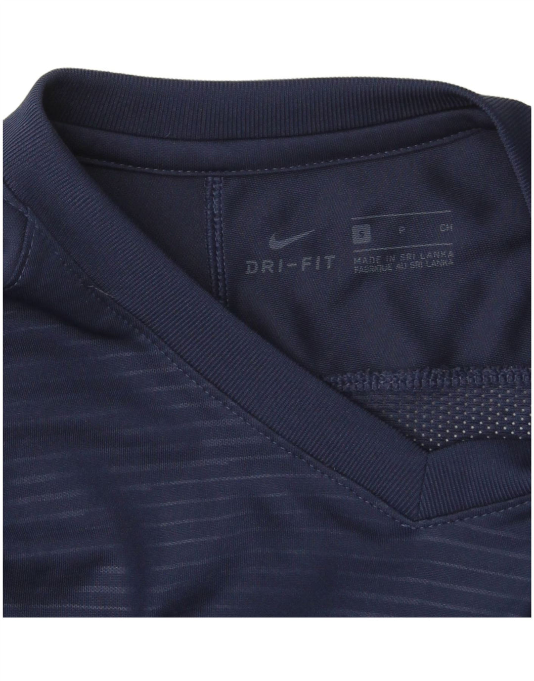 Nike Haut Dri Fit à manches longues pour homme en polyester color block Bleu marine Taille S