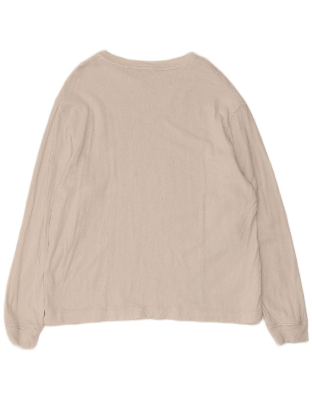 Zara Homme Top Manches Longues Grand Coton Blanc