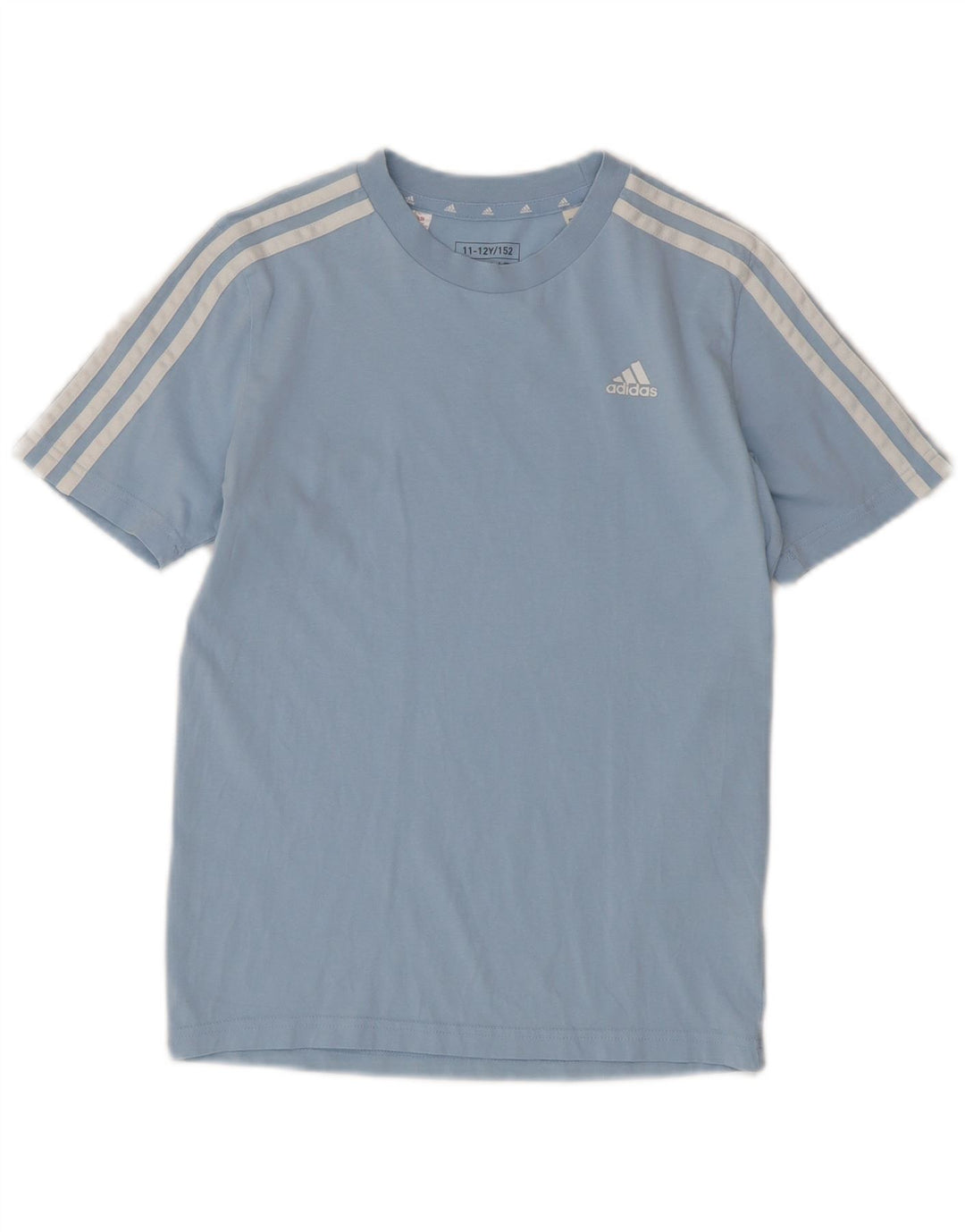 ADIDAS T-Shirt Garçon 11-12 ans Bleu Coton