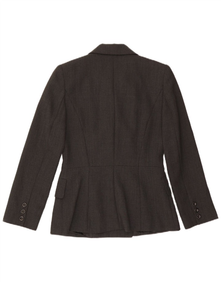SPORTSTAFF Veste Blazer Croisée Femme IT 44 Laine Gris Moyen