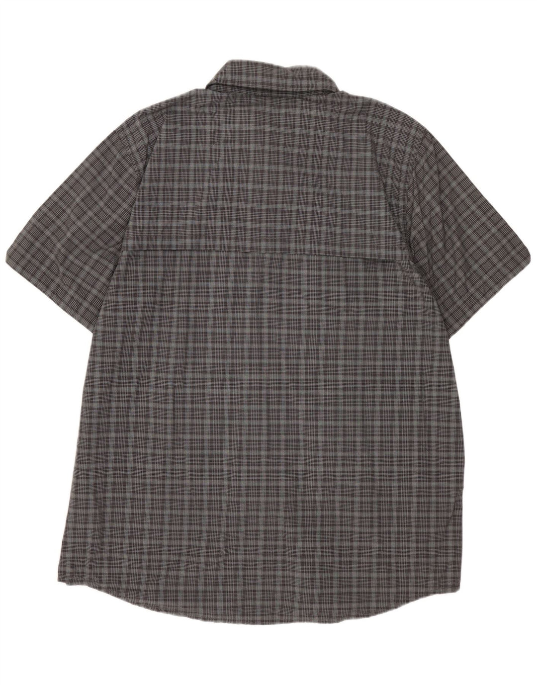 THE NORTH FACE Chemise à manches courtes pour hommes XL Gris Check Nylon