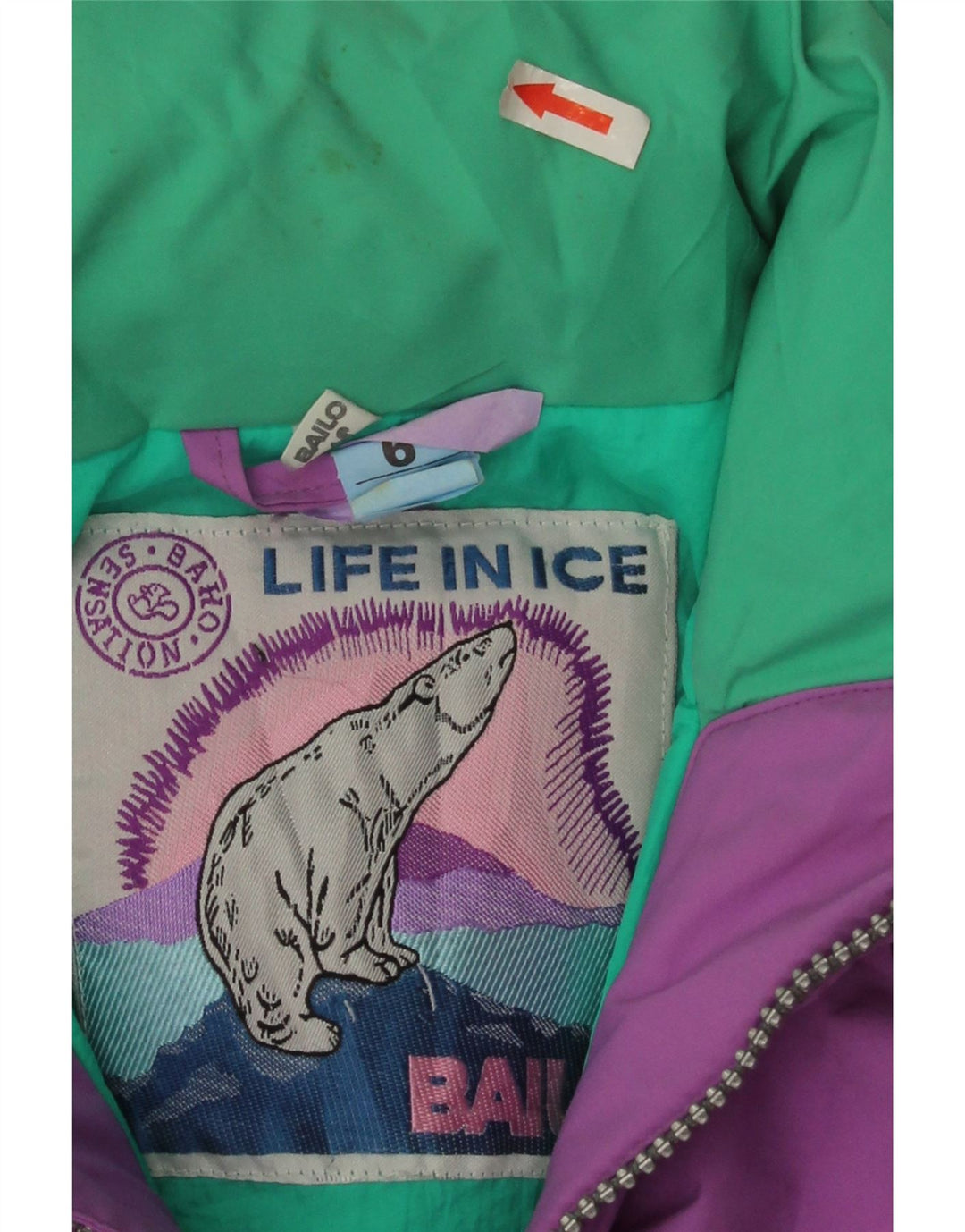 Bailo Veste de ski imperméable Gore-Tex pour femme IT 46 Large Rose Colourblock