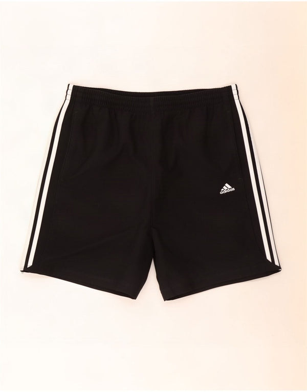 Adidas Short de sport Climalite pour homme, grand, noir, polyester