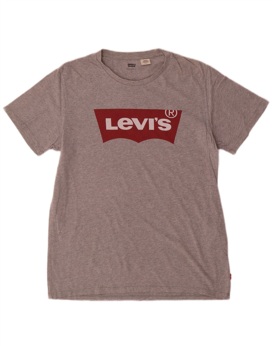 Levi's T-Shirt Graphique Homme Petit Gris Coton