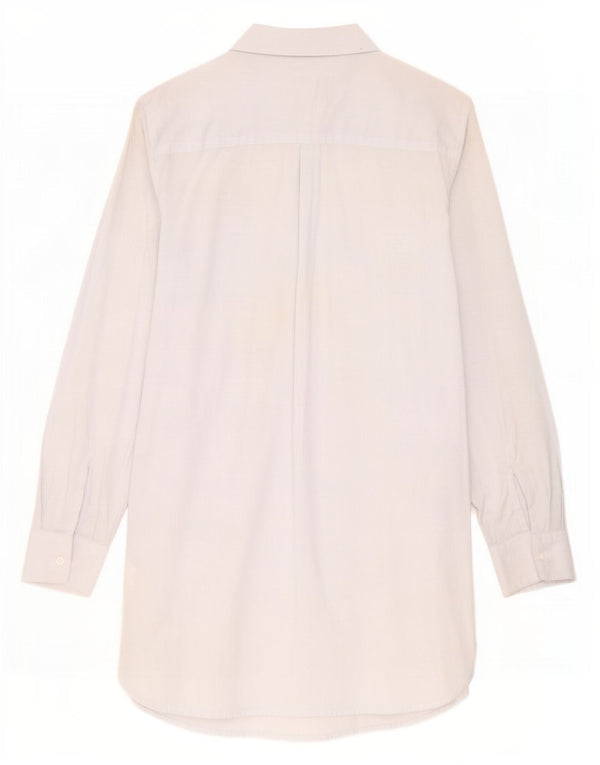 Rails Robe chemise surdimensionnée pour femme UK 10 Petit coton à fines rayures bleues