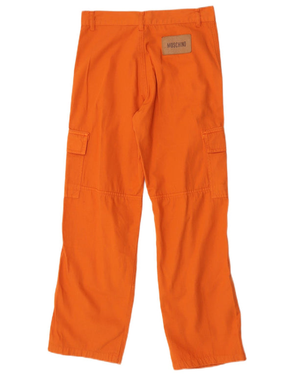 Moschino Pantalon cargo cargo fille 8-9 ans W24 L24 Orange Coton