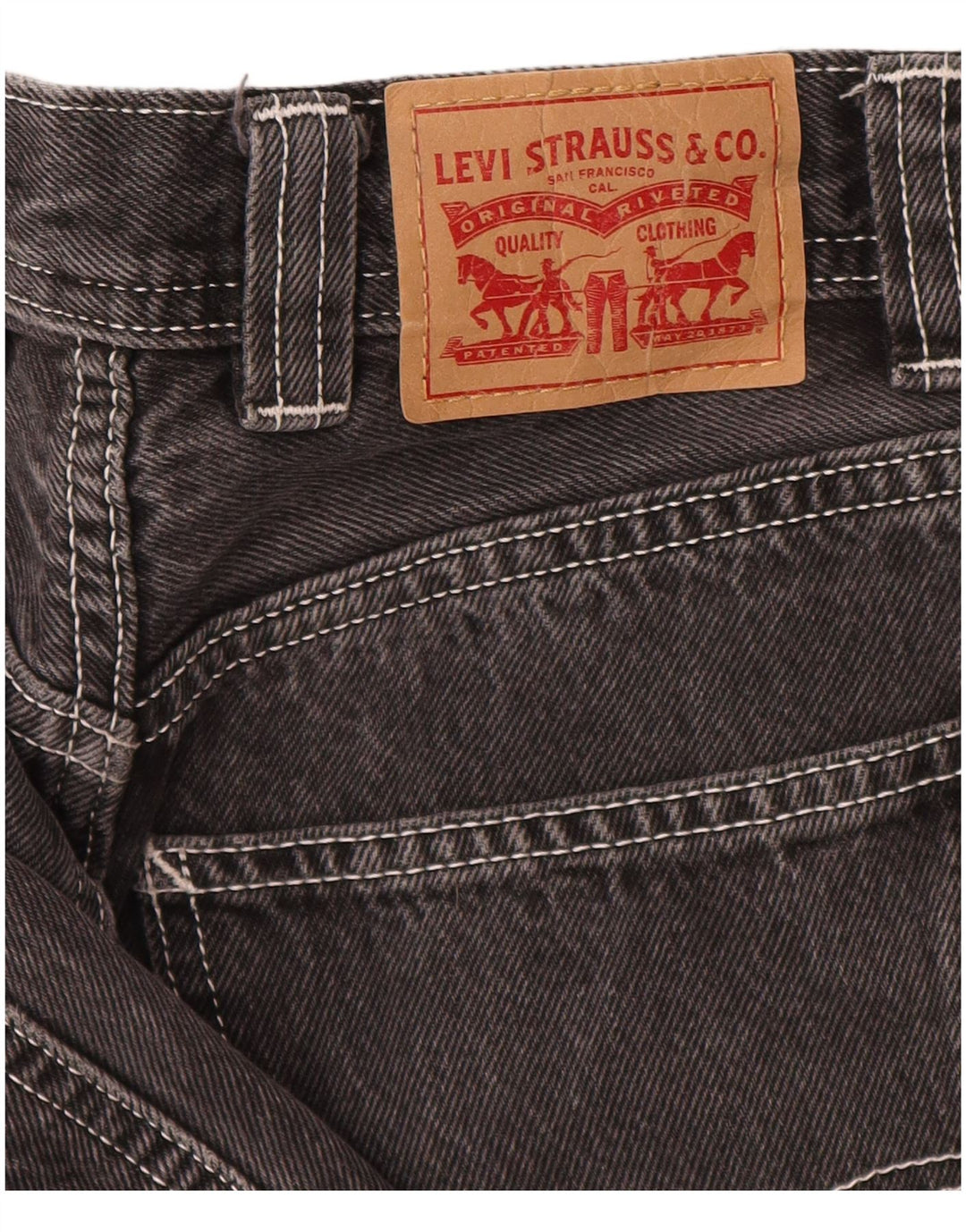 Levi's Jean Cargo Tapered Femme W25 L26 Gris Coton