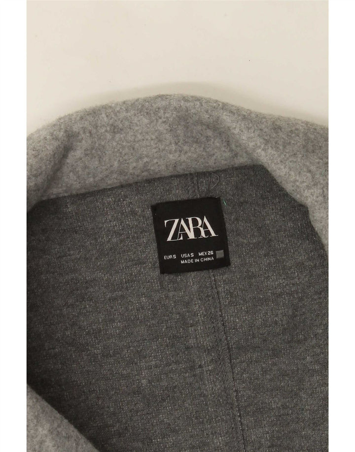 Zara Manteau ouvert pour femme UK 10 Small Gris