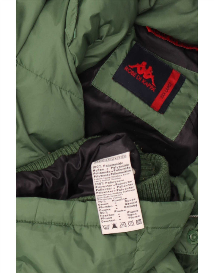 Kappa Veste matelassée homme UK 46 3XL Vert Polyamide
