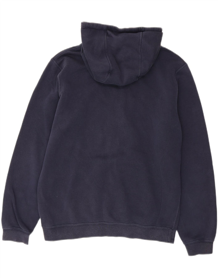 Nike Pull à capuche graphique en coton bleu marine moyen pour homme