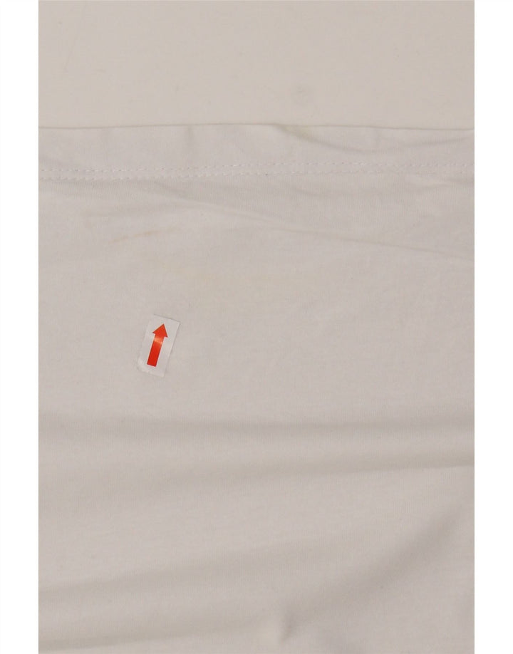 JACK & JONES T-Shirt Graphique Homme Haut 2XL Blanc Coton