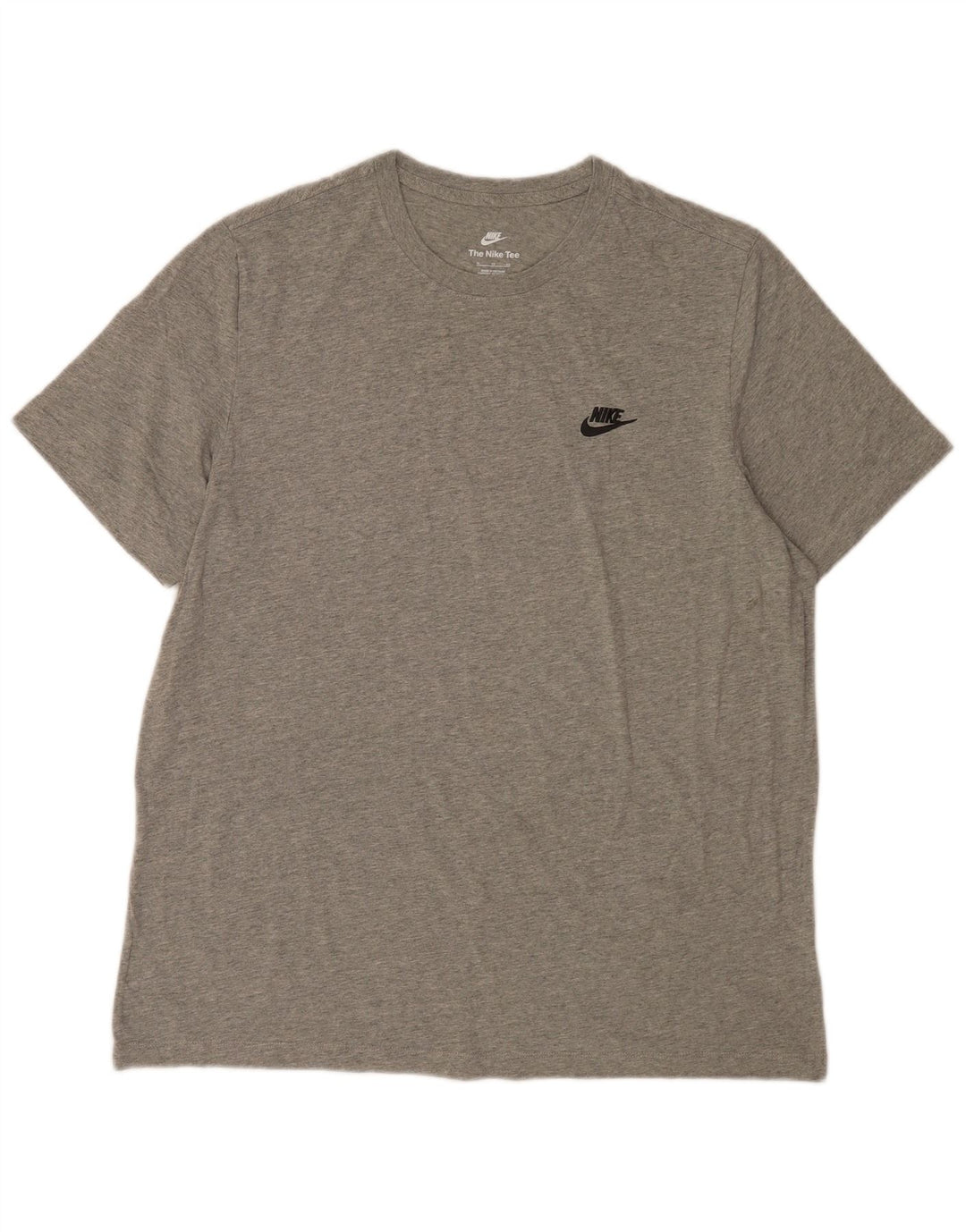 Nike T-Shirt Homme Top XL Gris Moucheté Coton