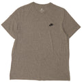 Nike T-Shirt Homme Top XL Gris Moucheté Coton